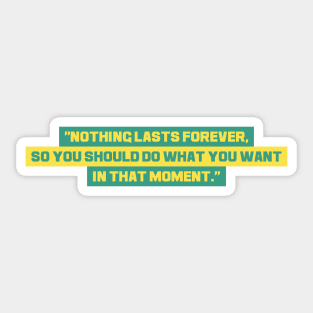 Go Back Couple K-drama quote Sticker